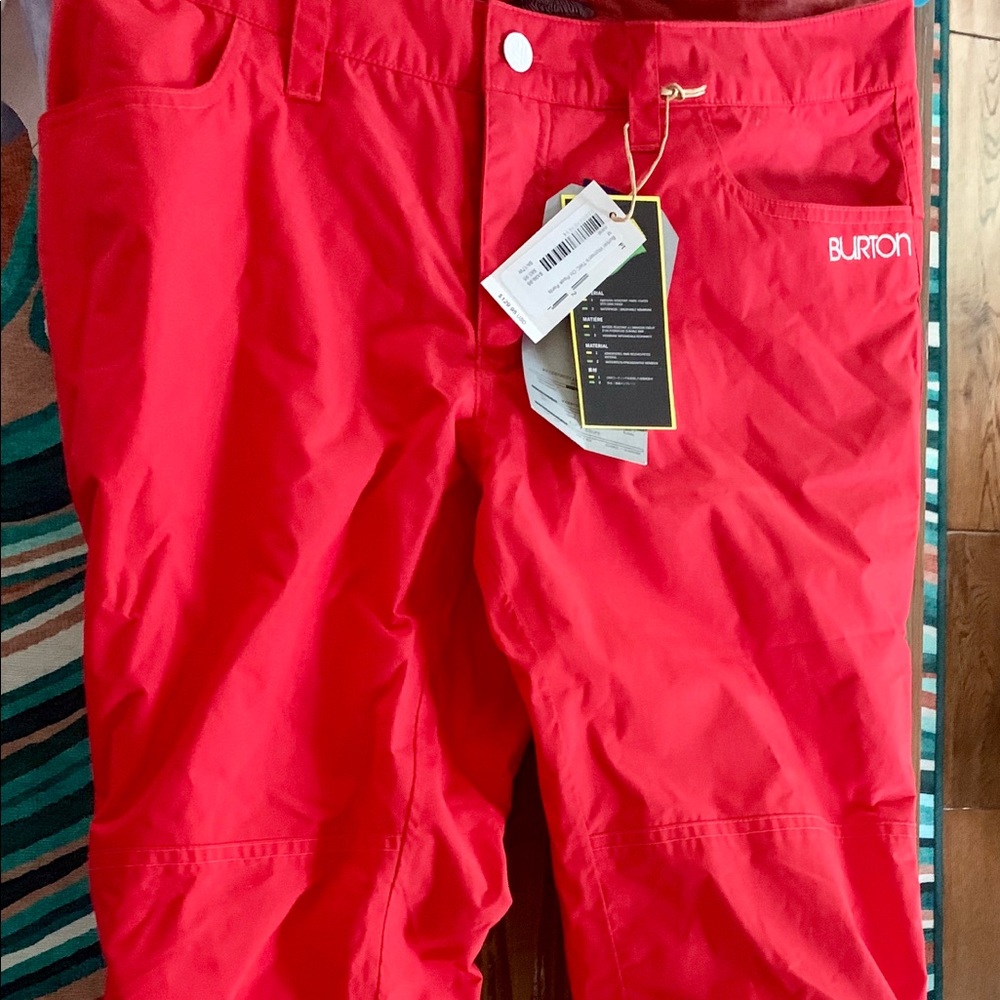 Red Burton Snowboard Pants